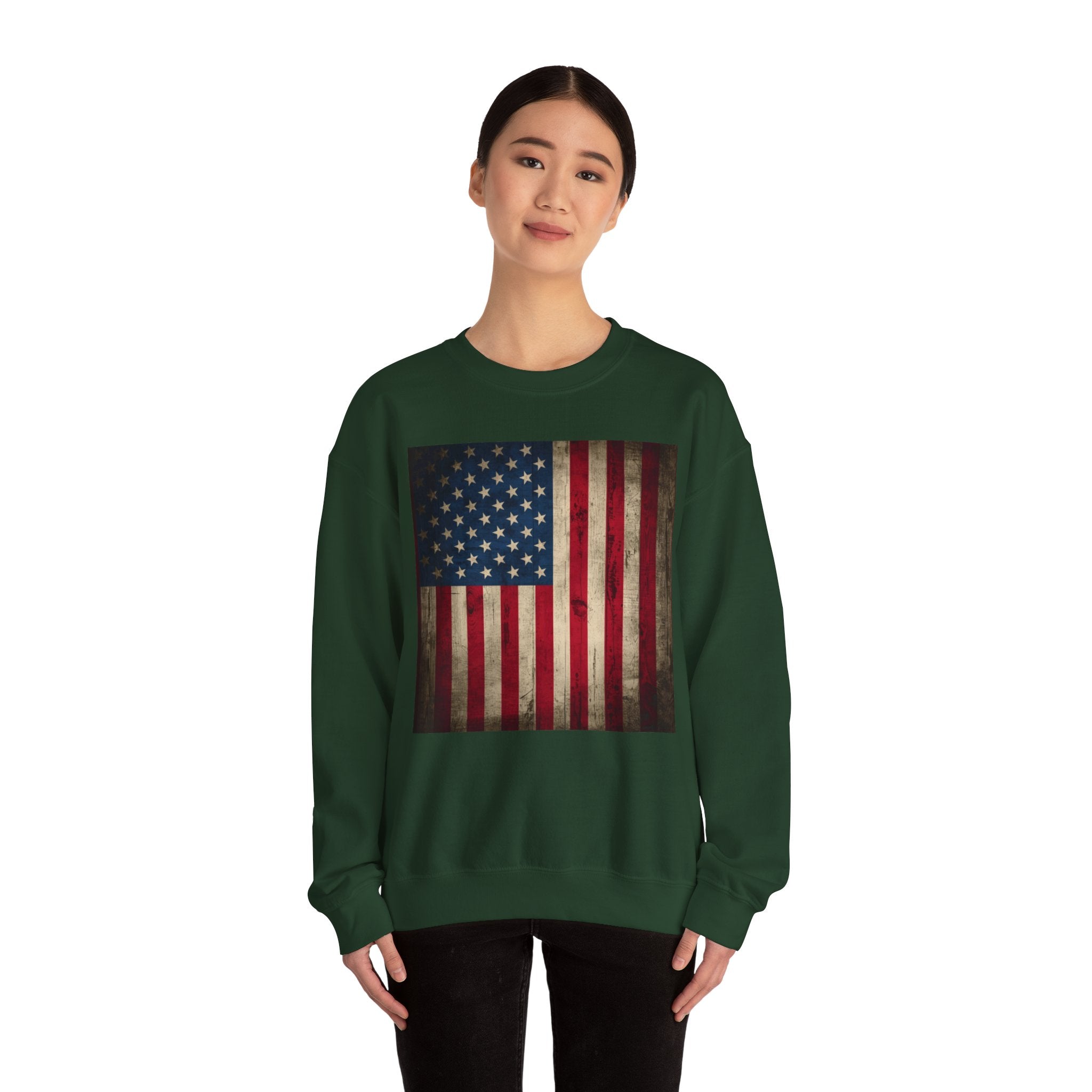Vintage American Flag Unisex Sweatshirt