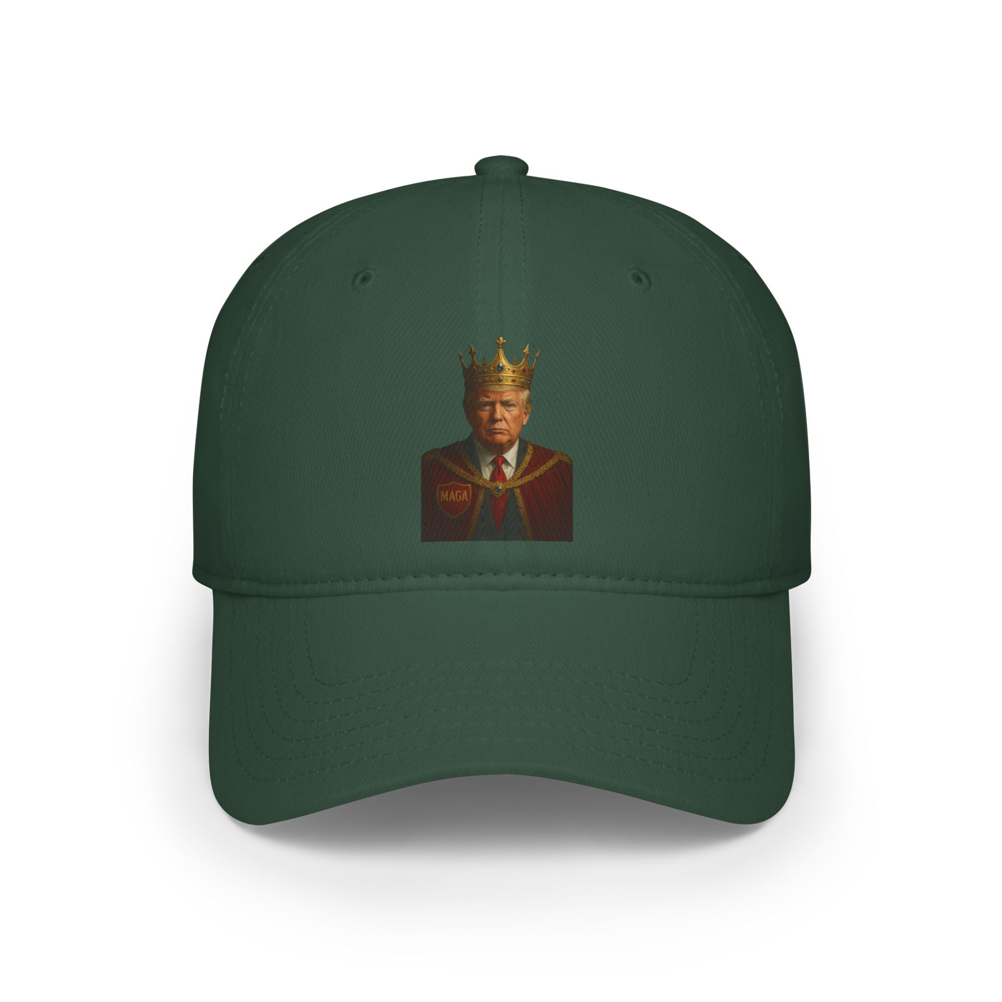 "King Trump" Crowned Portrait Baseball Cap