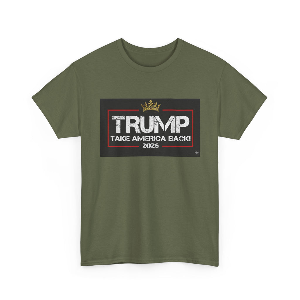 Political Tee — "TRUMP Take America Back 2026" Graphic T-Shirt