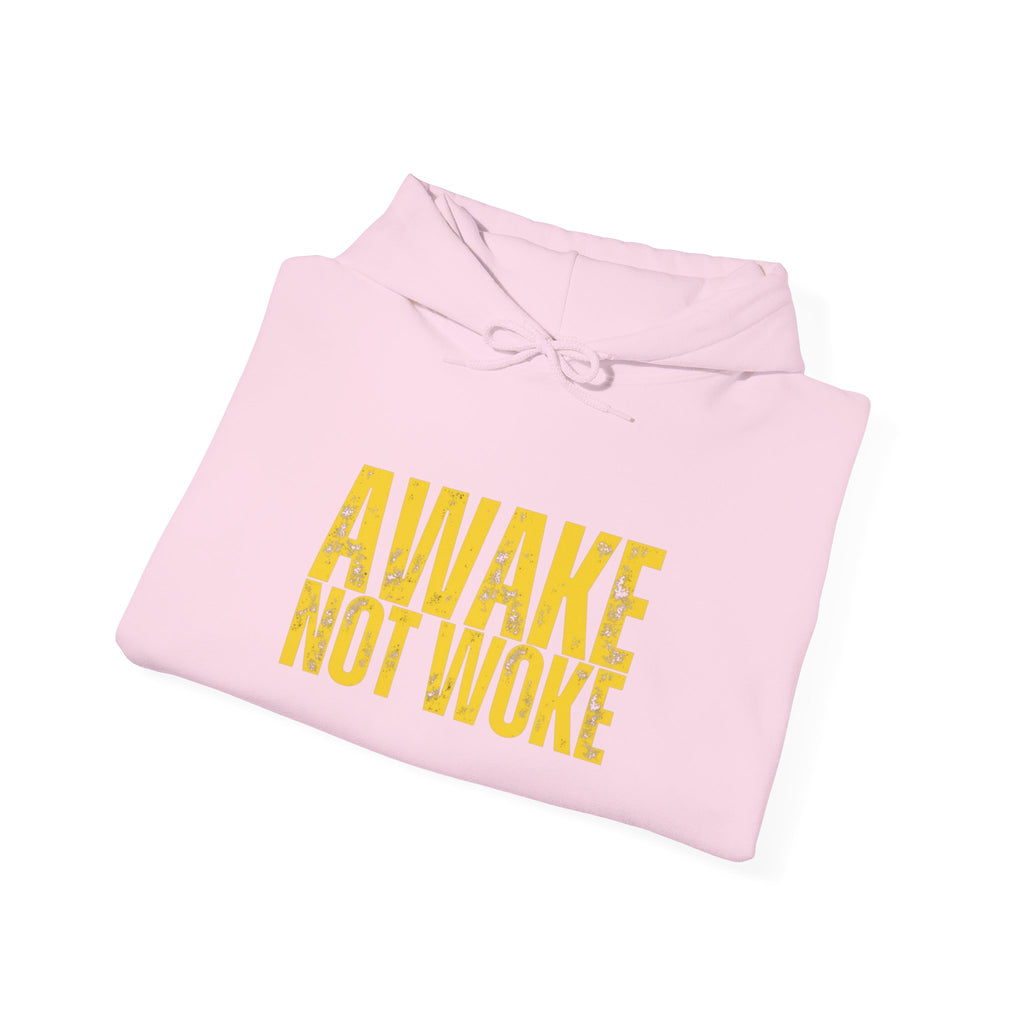 Unisex Heavy Blend™ Hooded Sweatshirt--"Awake Not Woke"