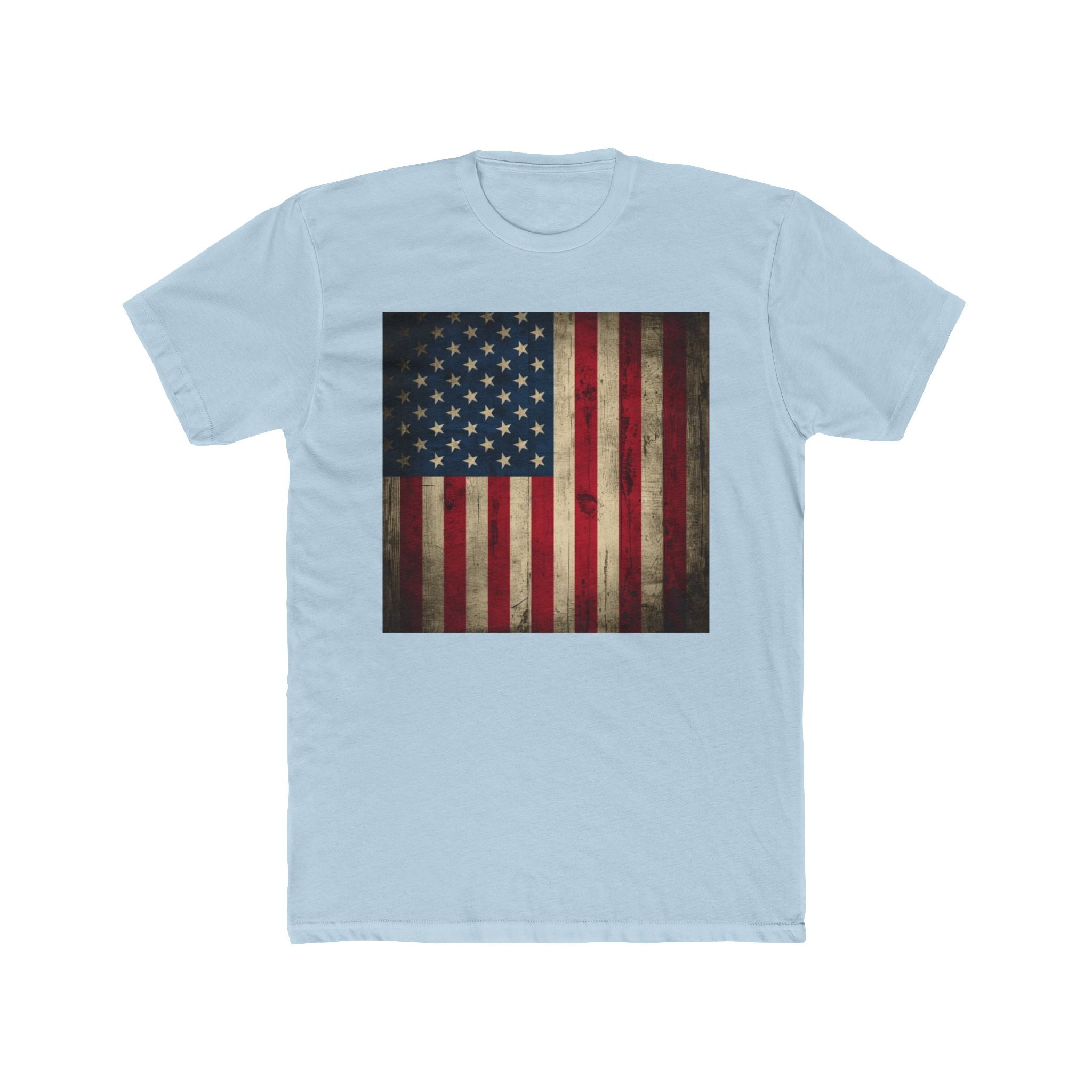 Vintage American Flag T-Shirt — Distressed USA Graphic Tee