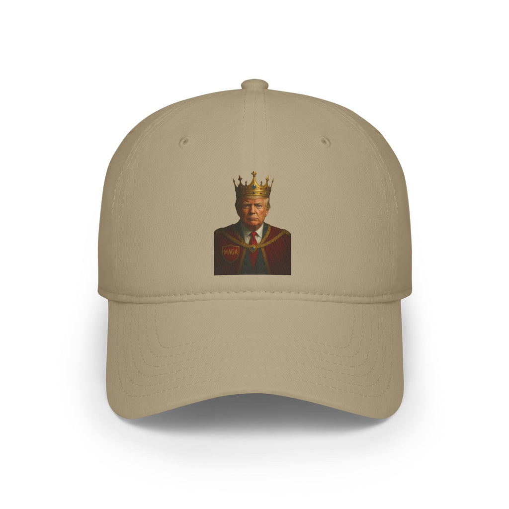 "King Trump" Crowned Portrait Baseball Cap