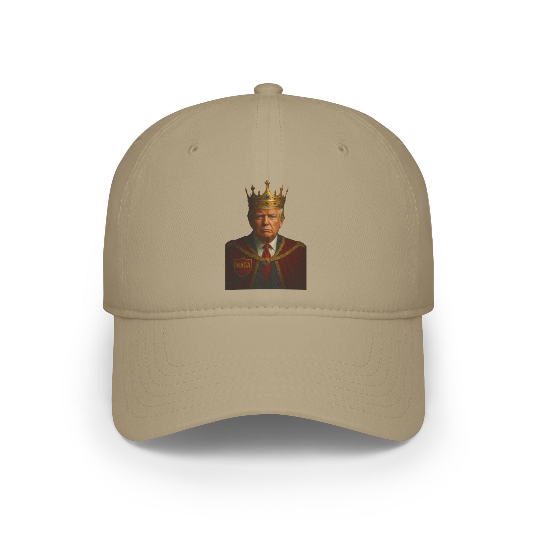 "King Trump" Crowned Portrait Baseball Cap