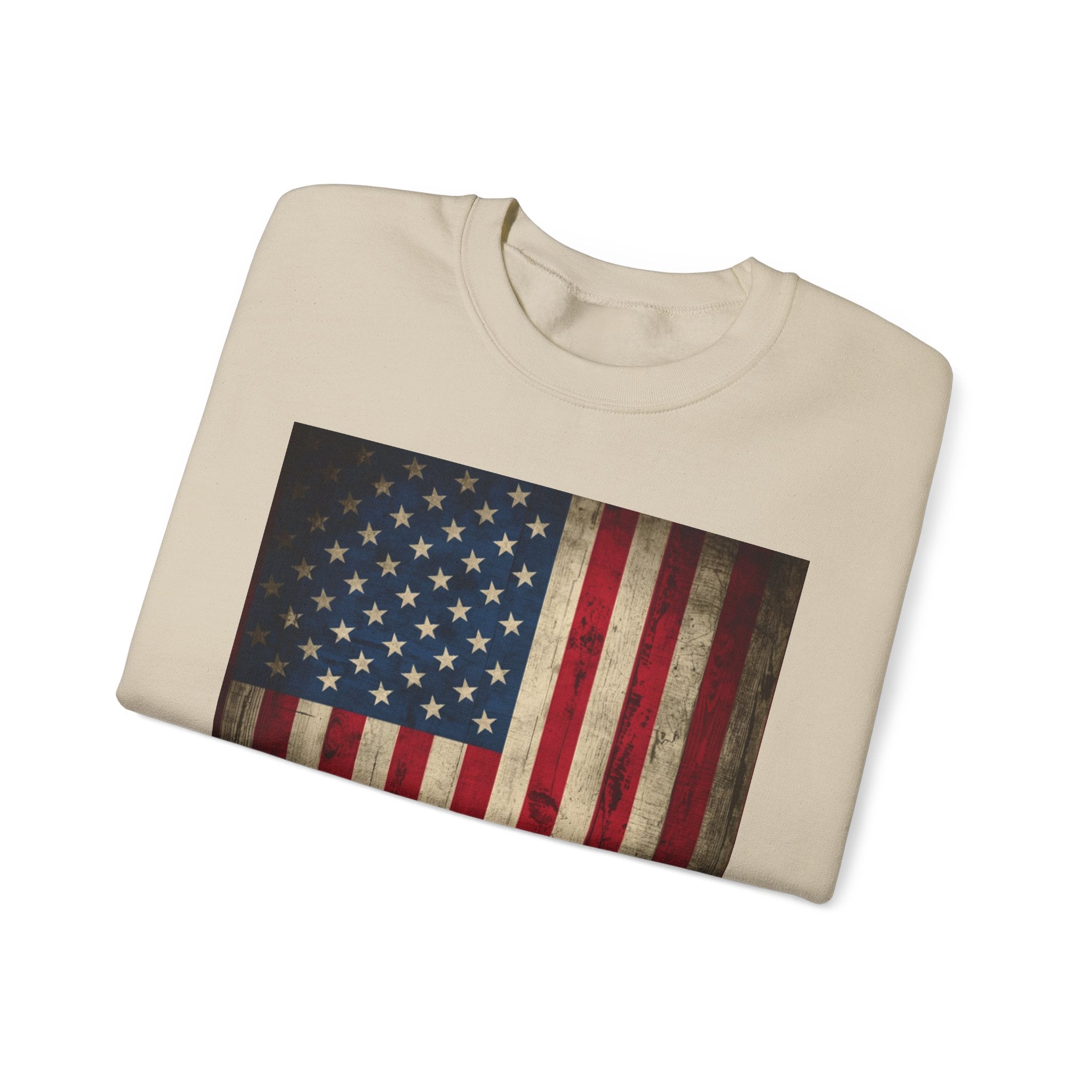 Vintage American Flag Unisex Sweatshirt