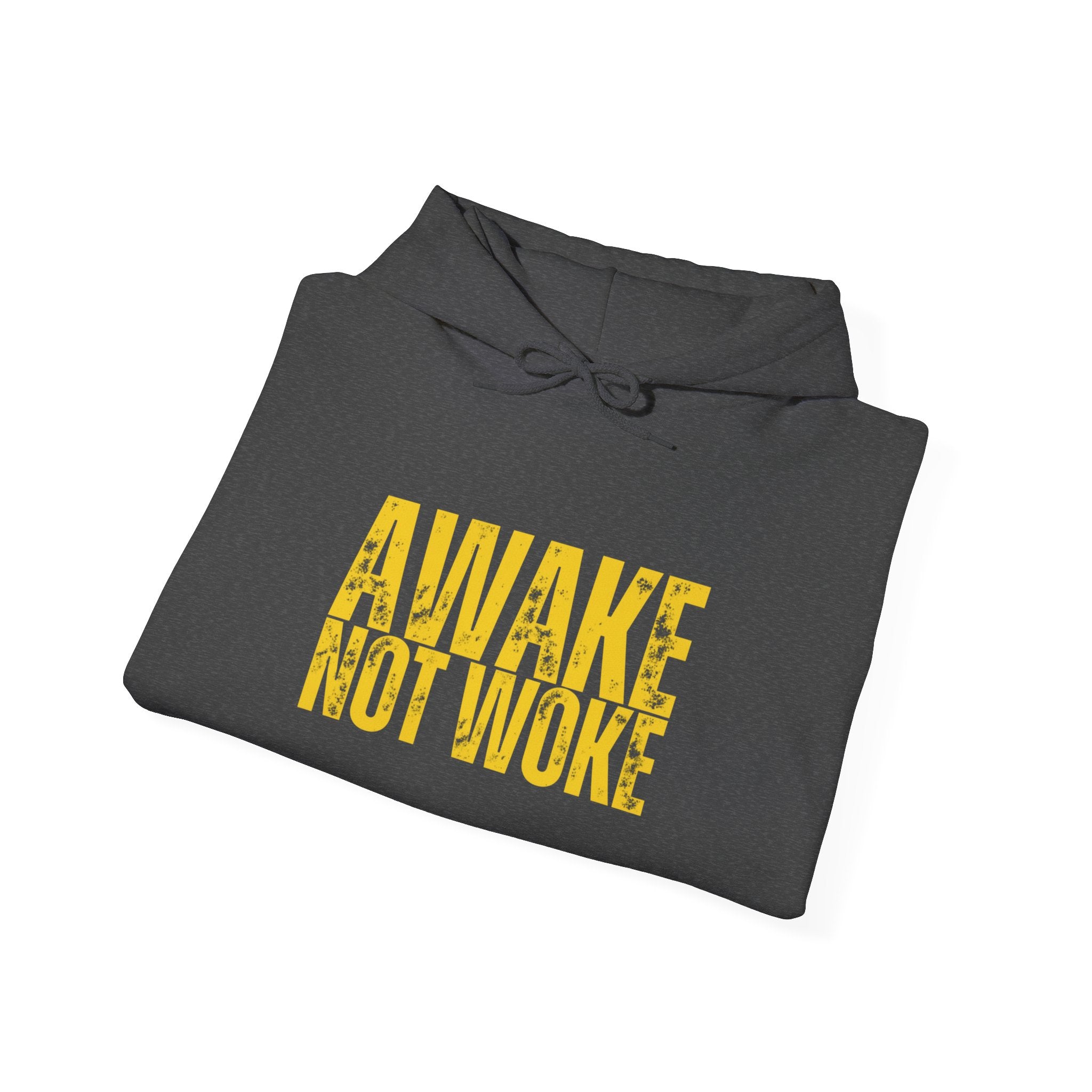 Unisex Heavy Blend™ Hooded Sweatshirt--"Awake Not Woke"