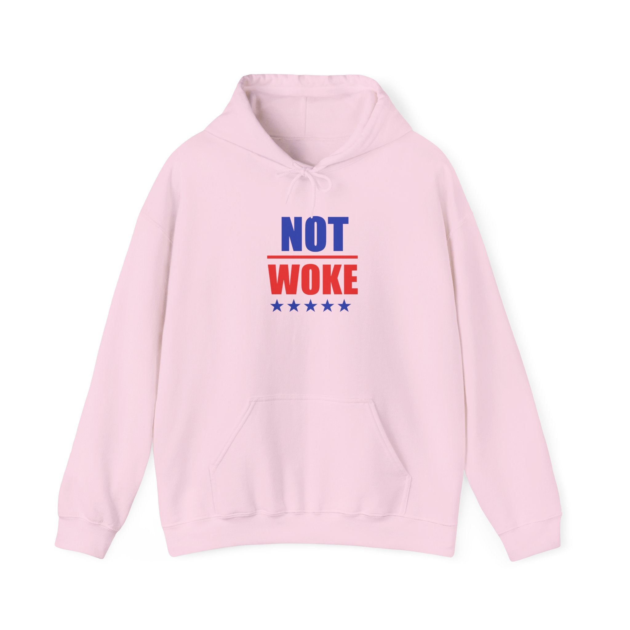 Unisex "Not Woke" Hoodie with Stars