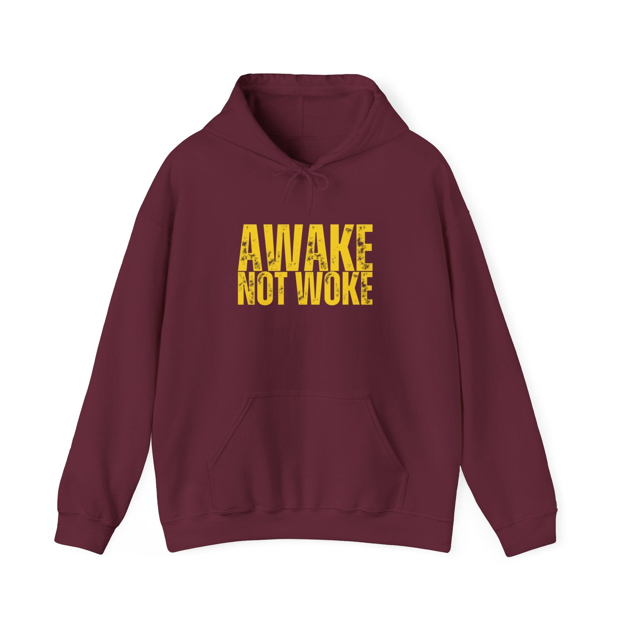 Unisex Heavy Blend™ Hooded Sweatshirt--"Awake Not Woke"