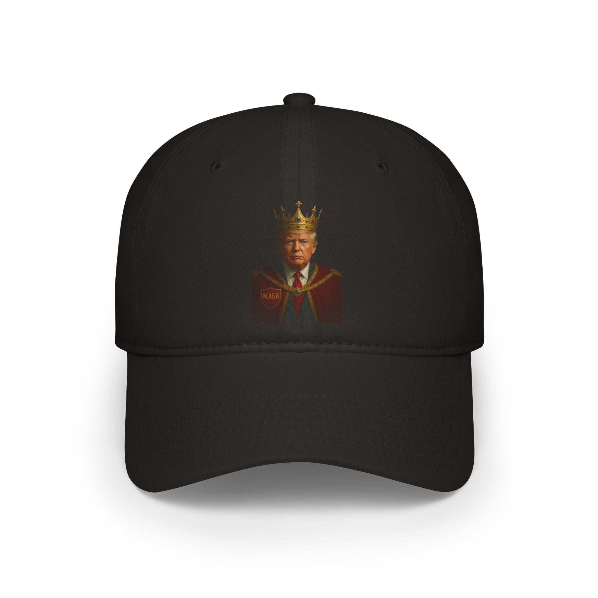 "King Trump" Crowned Portrait Baseball Cap