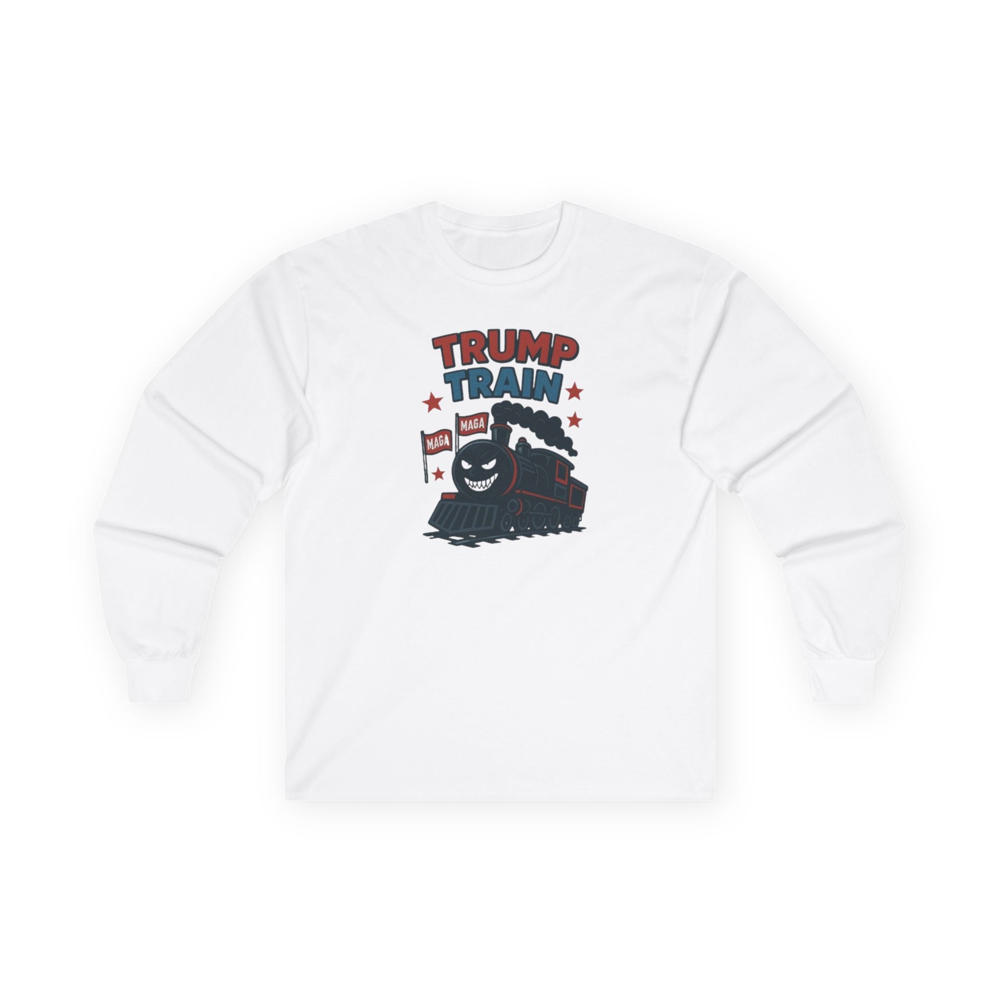 Unisex Ultra Cotton Long Sleeve Tee--"Trump Train"