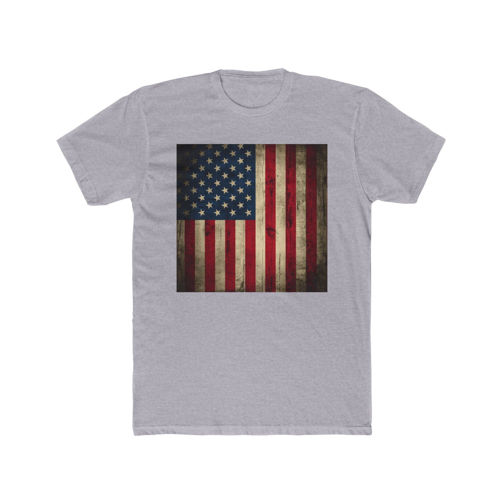 Vintage American Flag T-Shirt — Distressed USA Graphic Tee