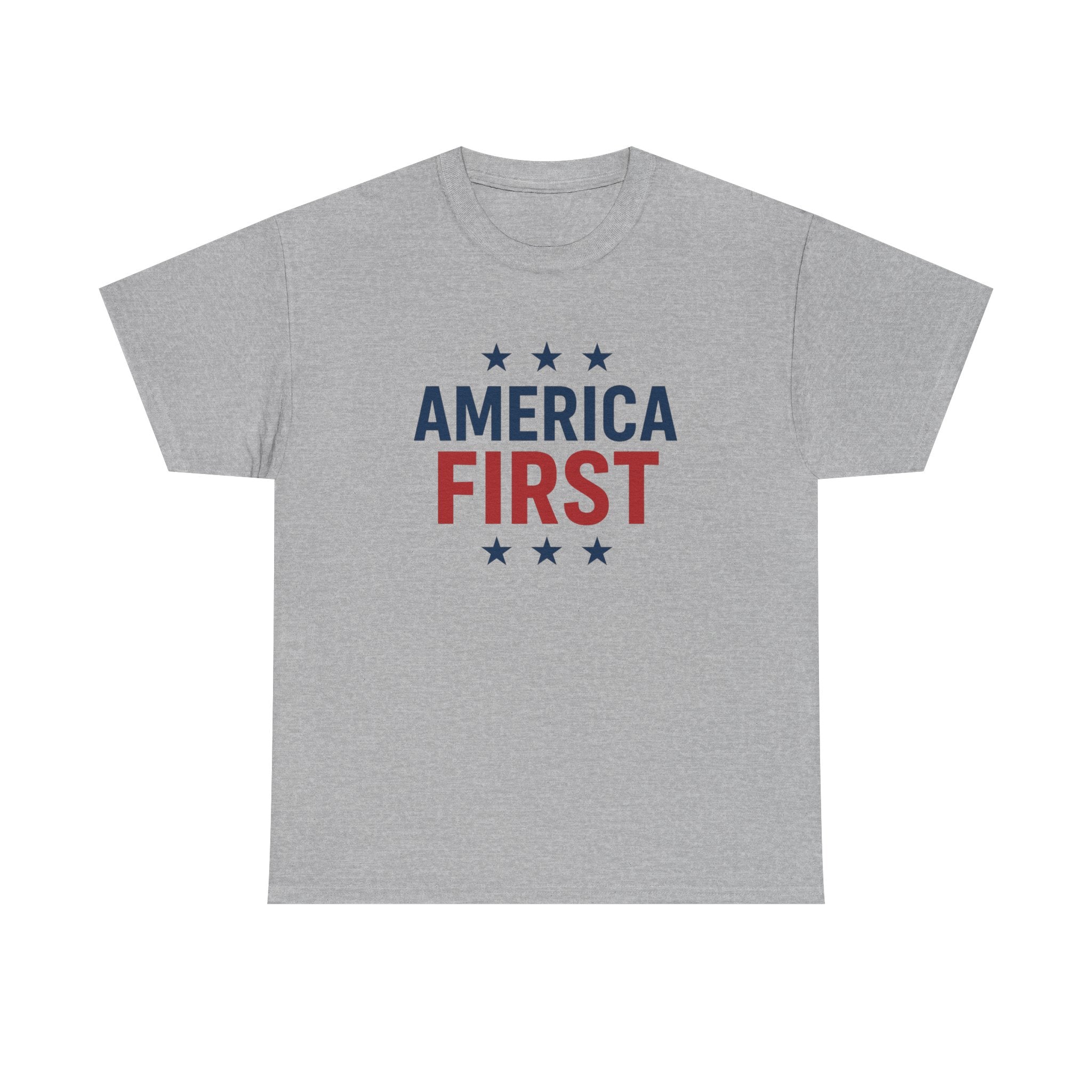 T-Shirt — "America First" Patriotic Graphic Tee