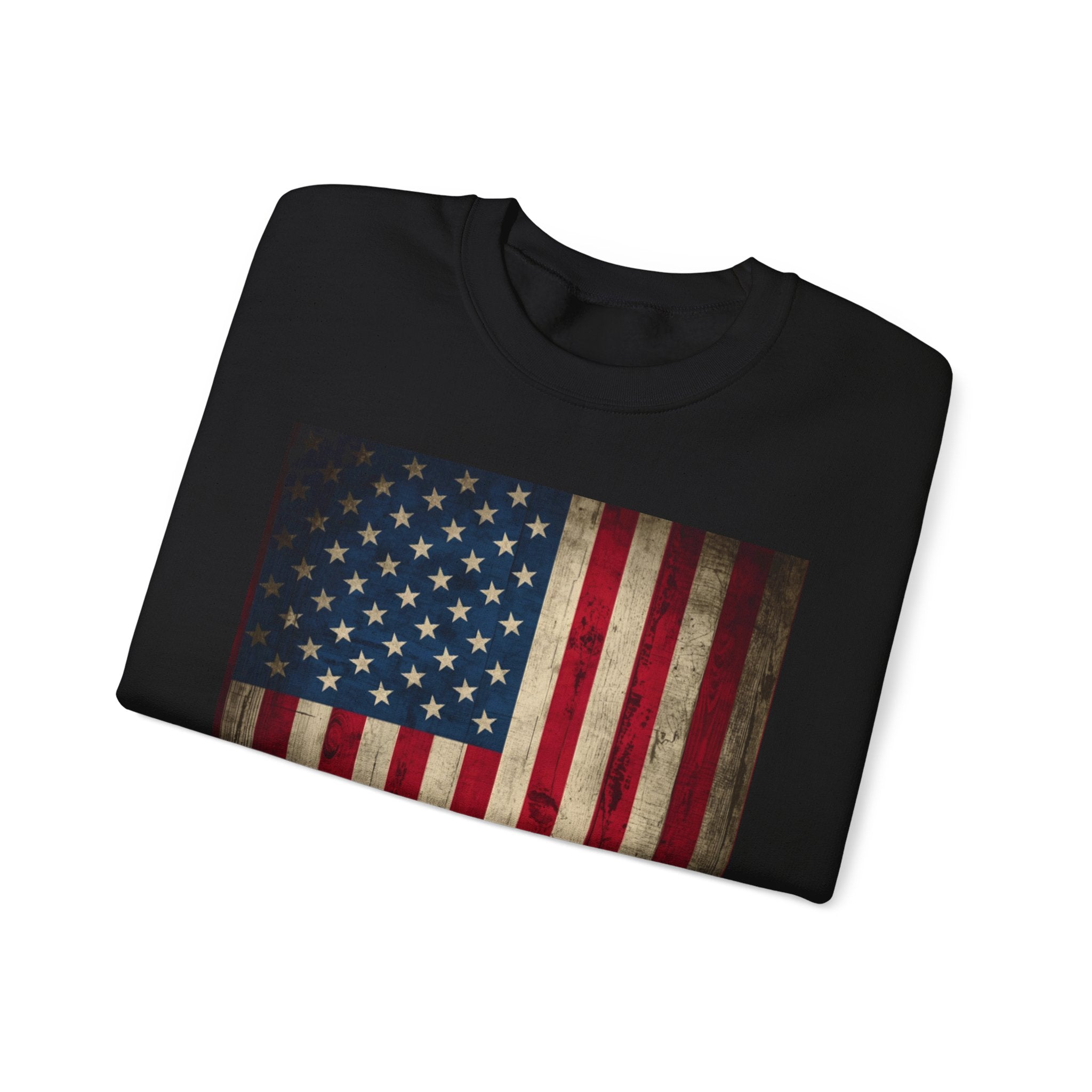 Vintage American Flag Unisex Sweatshirt