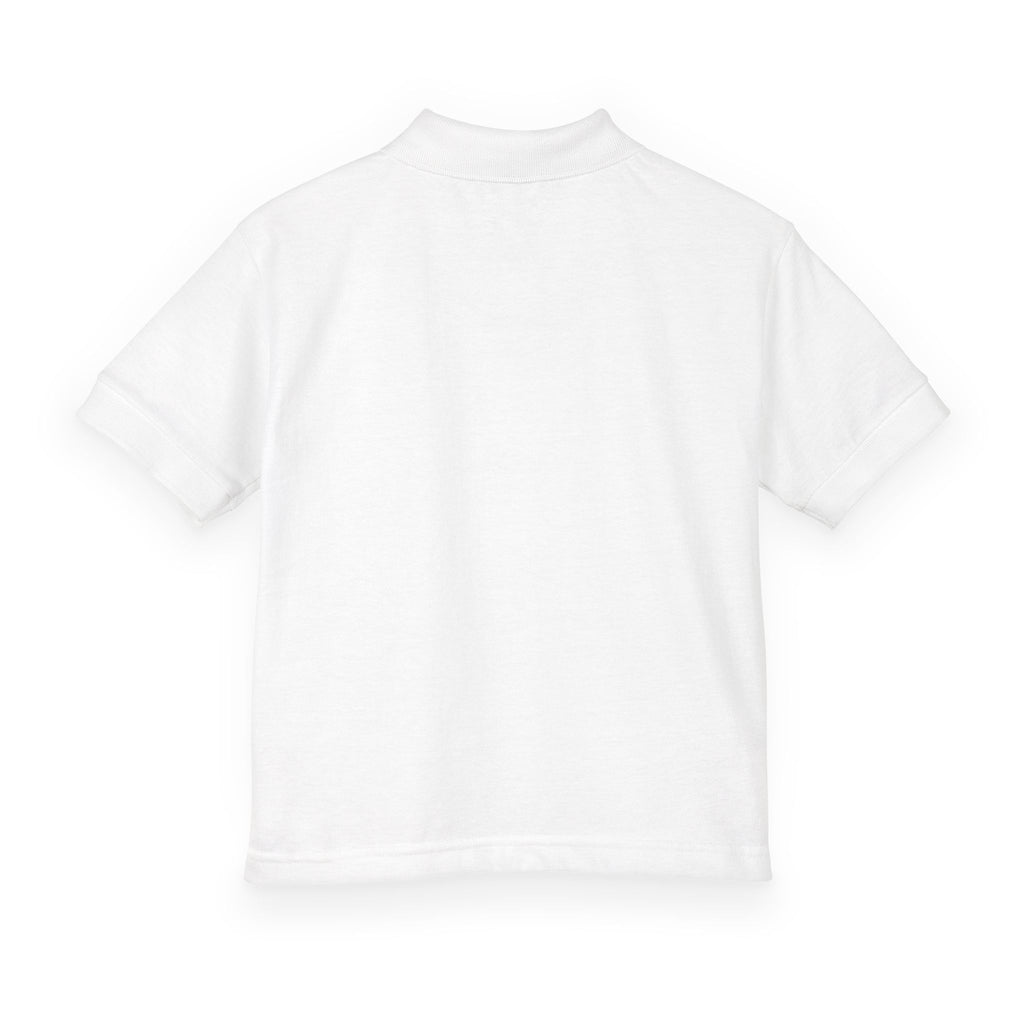 Youth Polo Shirt — 'Stable Genius' Patch Chest Logo