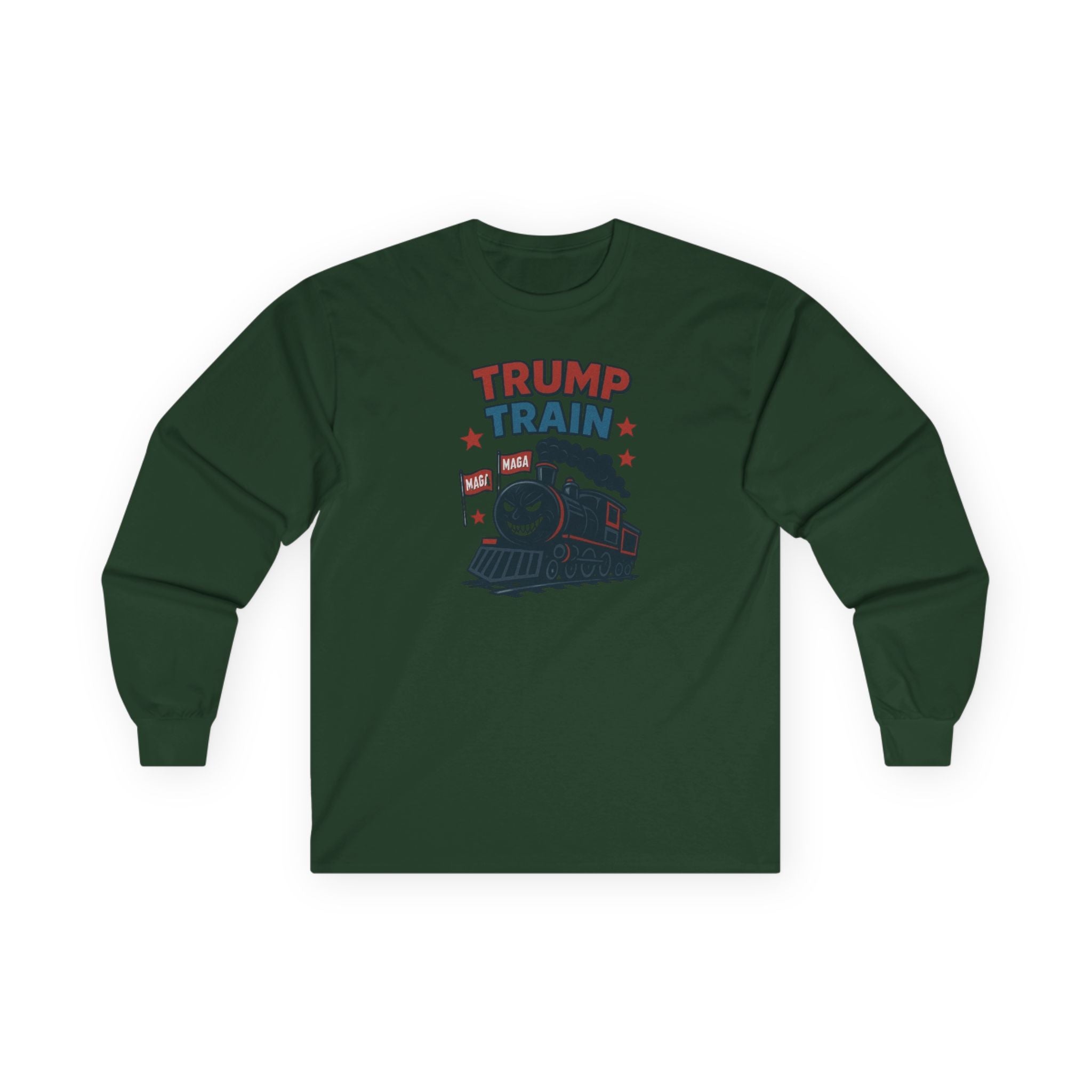 Unisex Ultra Cotton Long Sleeve Tee--"Trump Train"