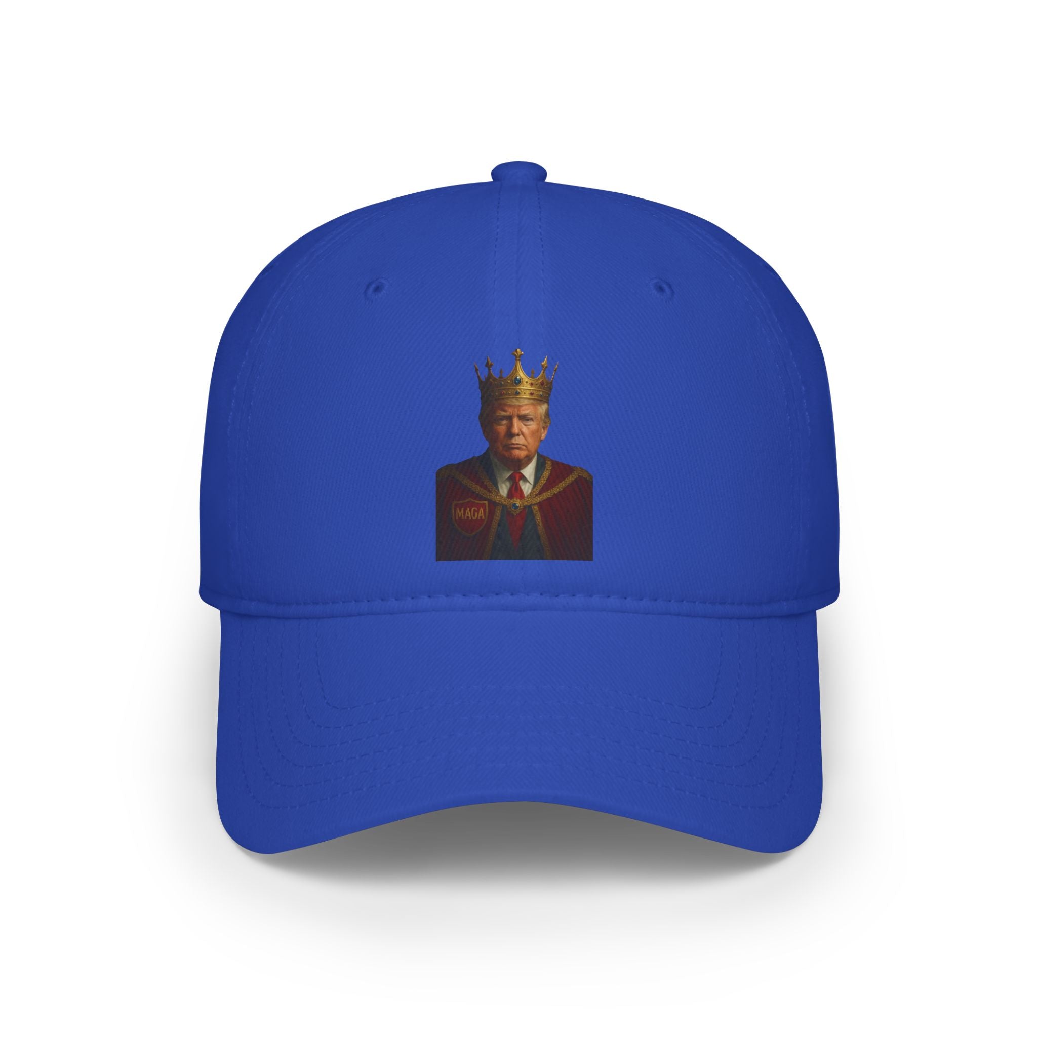 "King Trump" Crowned Portrait Baseball Cap