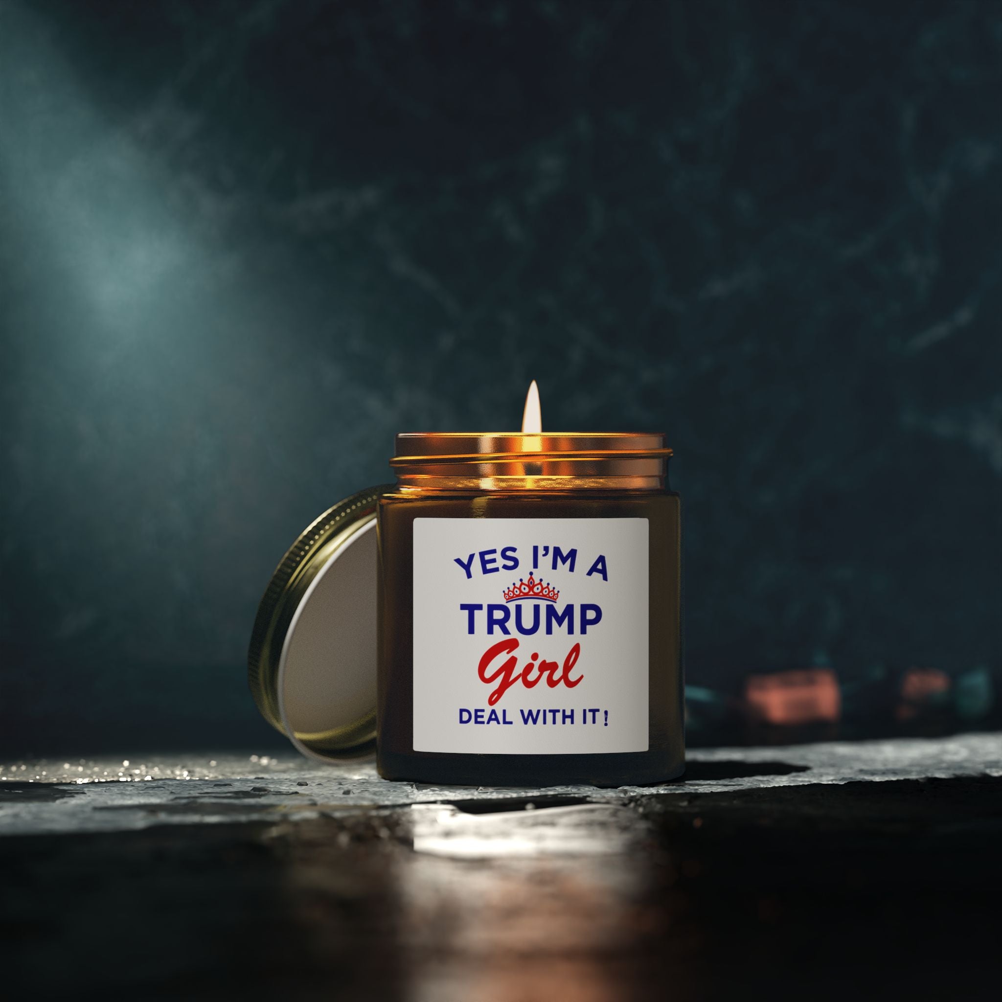 Trump Girl Scented Candle — Coconut Apricot Wax (4oz or 9oz)