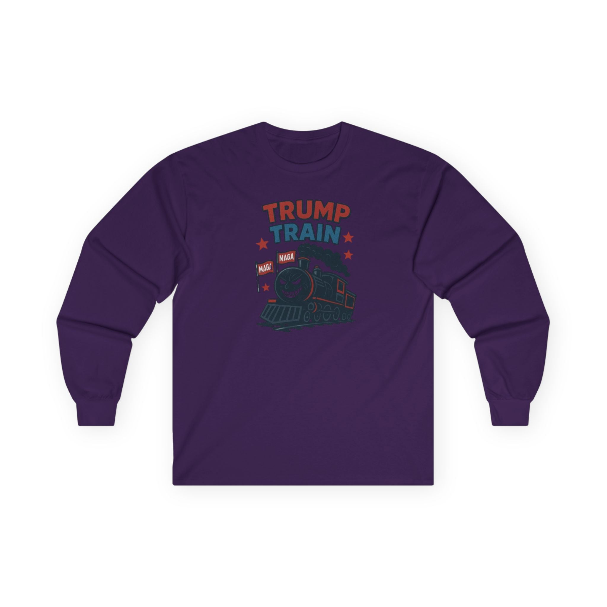 Unisex Ultra Cotton Long Sleeve Tee--"Trump Train"