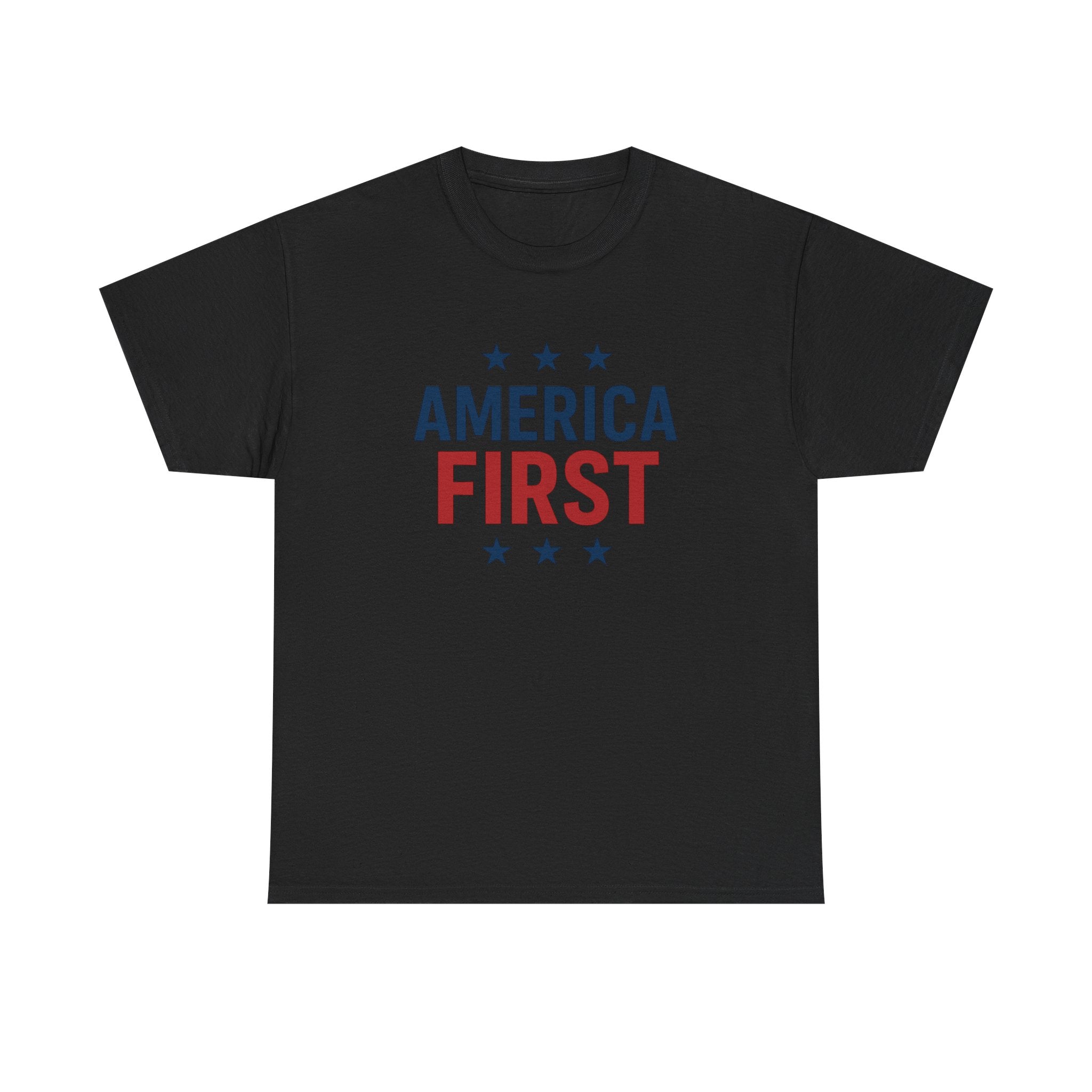 T-Shirt — "America First" Patriotic Graphic Tee