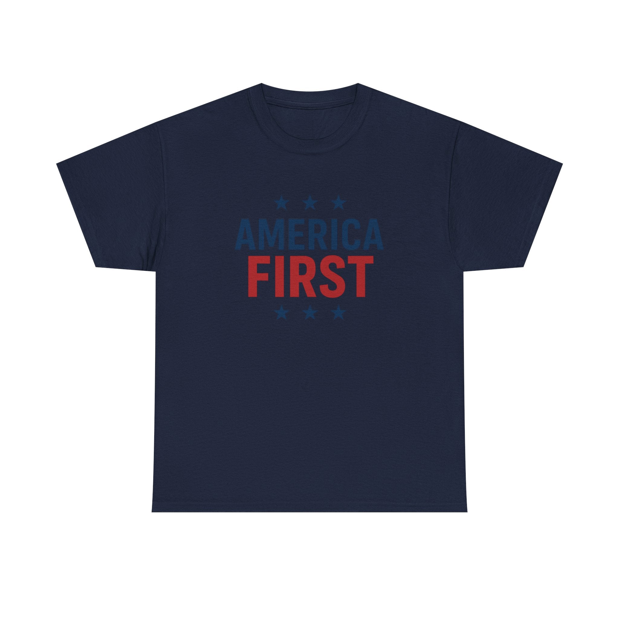 T-Shirt — "America First" Patriotic Graphic Tee