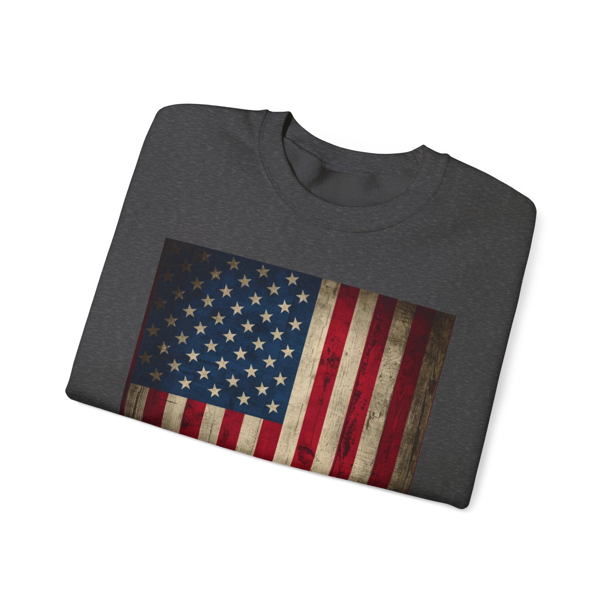 Vintage American Flag Unisex Sweatshirt