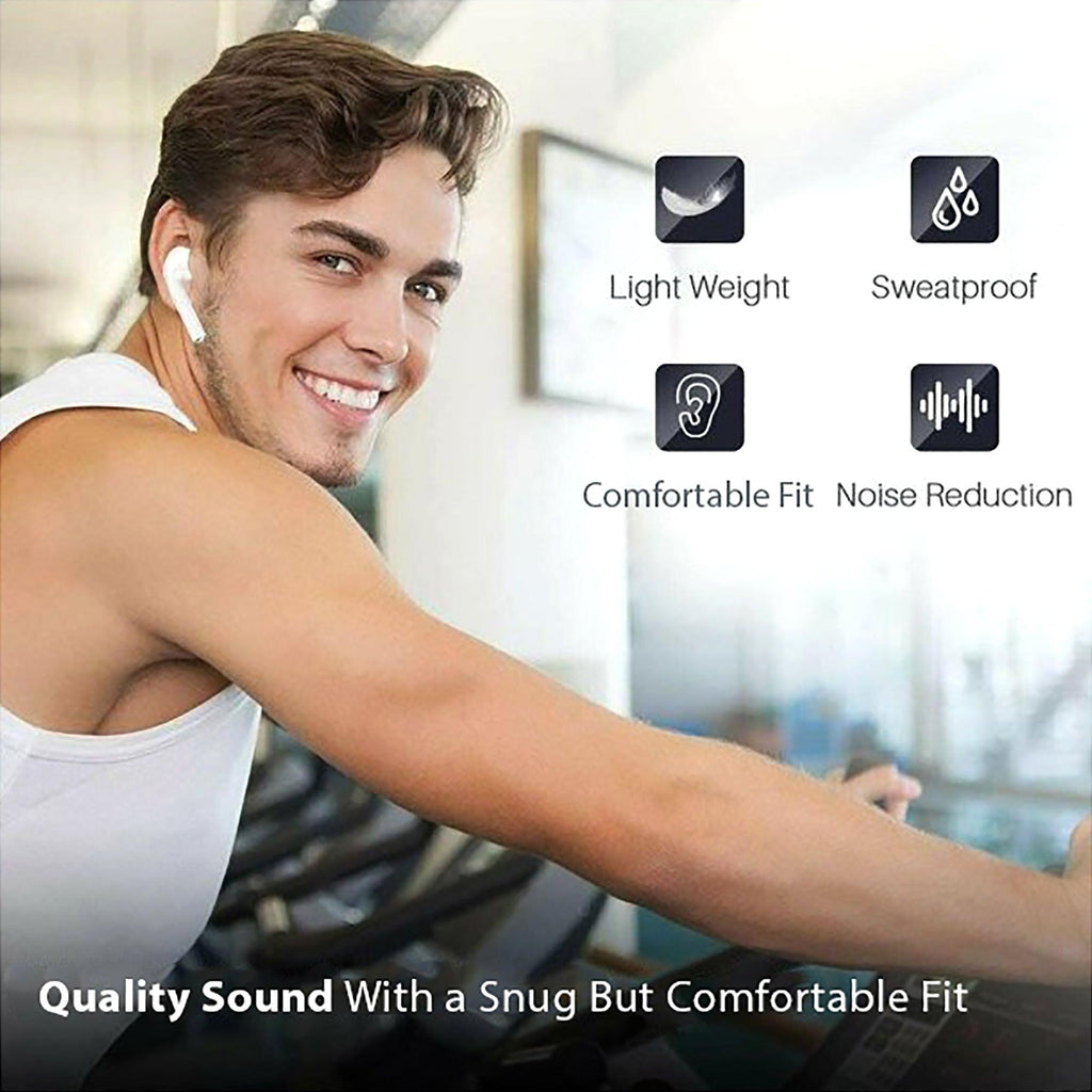 i7S Noise-Cancelling Bluetooth v5.0 Earbuds - Naved Products