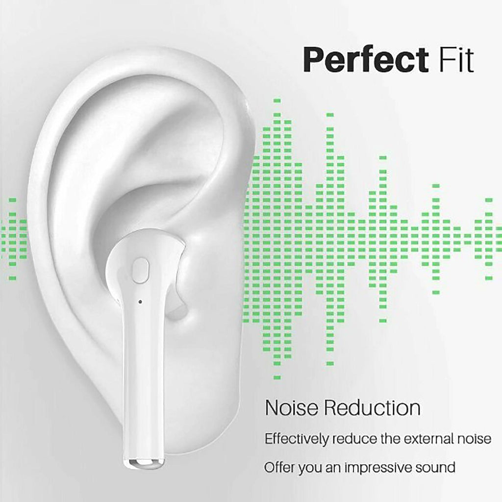 i7S Noise-Cancelling Bluetooth v5.0 Earbuds - Naved Products