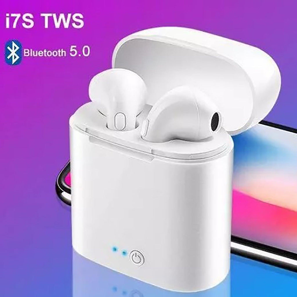 i7S Noise-Cancelling Bluetooth v5.0 Earbuds - Naved Products