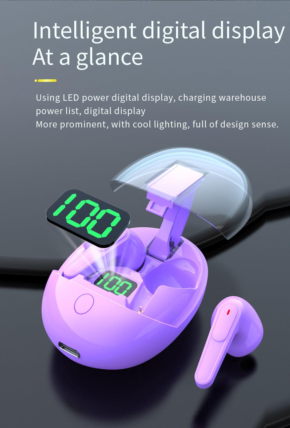 New Pop-up Cover Design Pro One TWS Bluetooth V5.3 Bass, Wireless, Earbuds - Naved Products