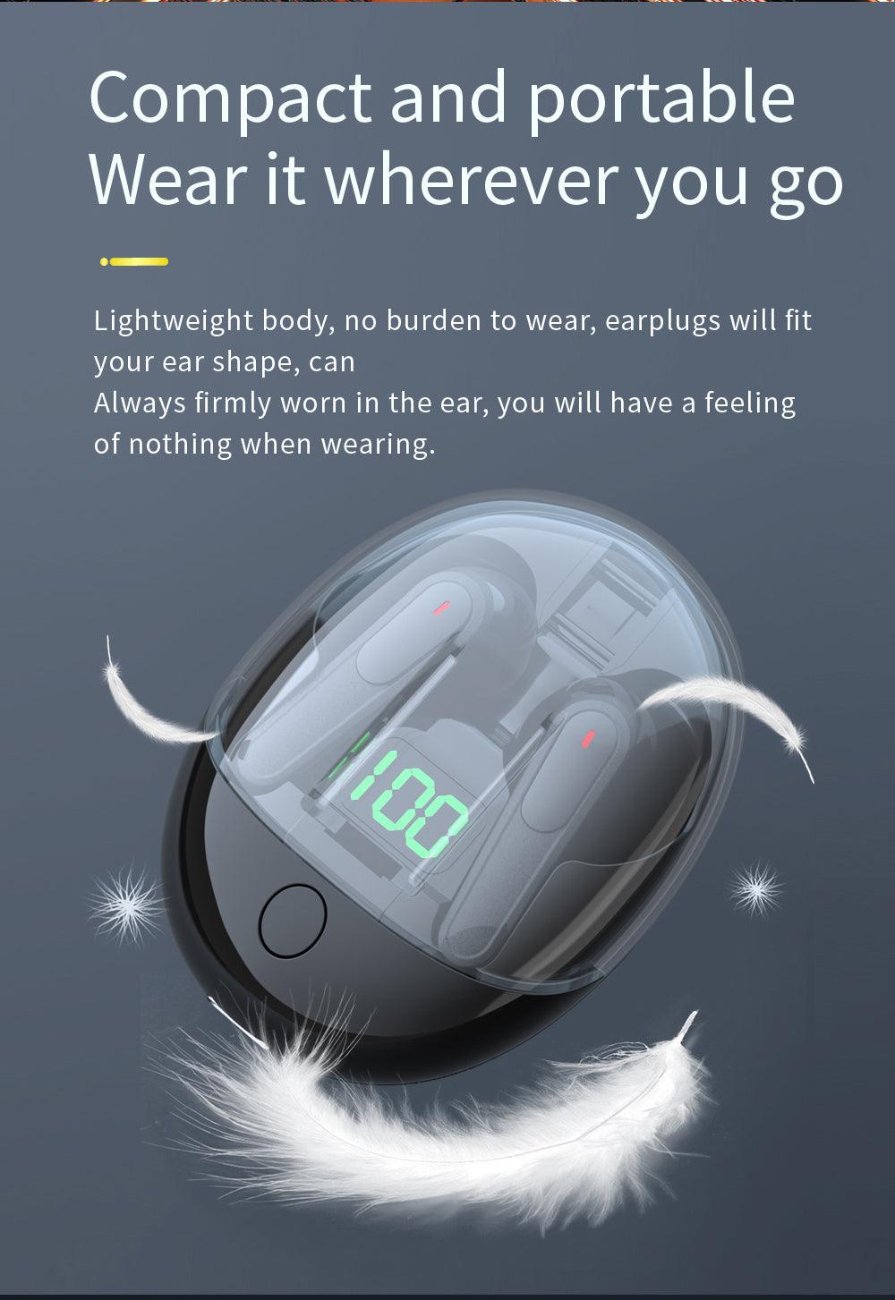 New Pop-up Cover Design Pro One TWS Bluetooth V5.3 Bass, Wireless, Earbuds - Naved Products